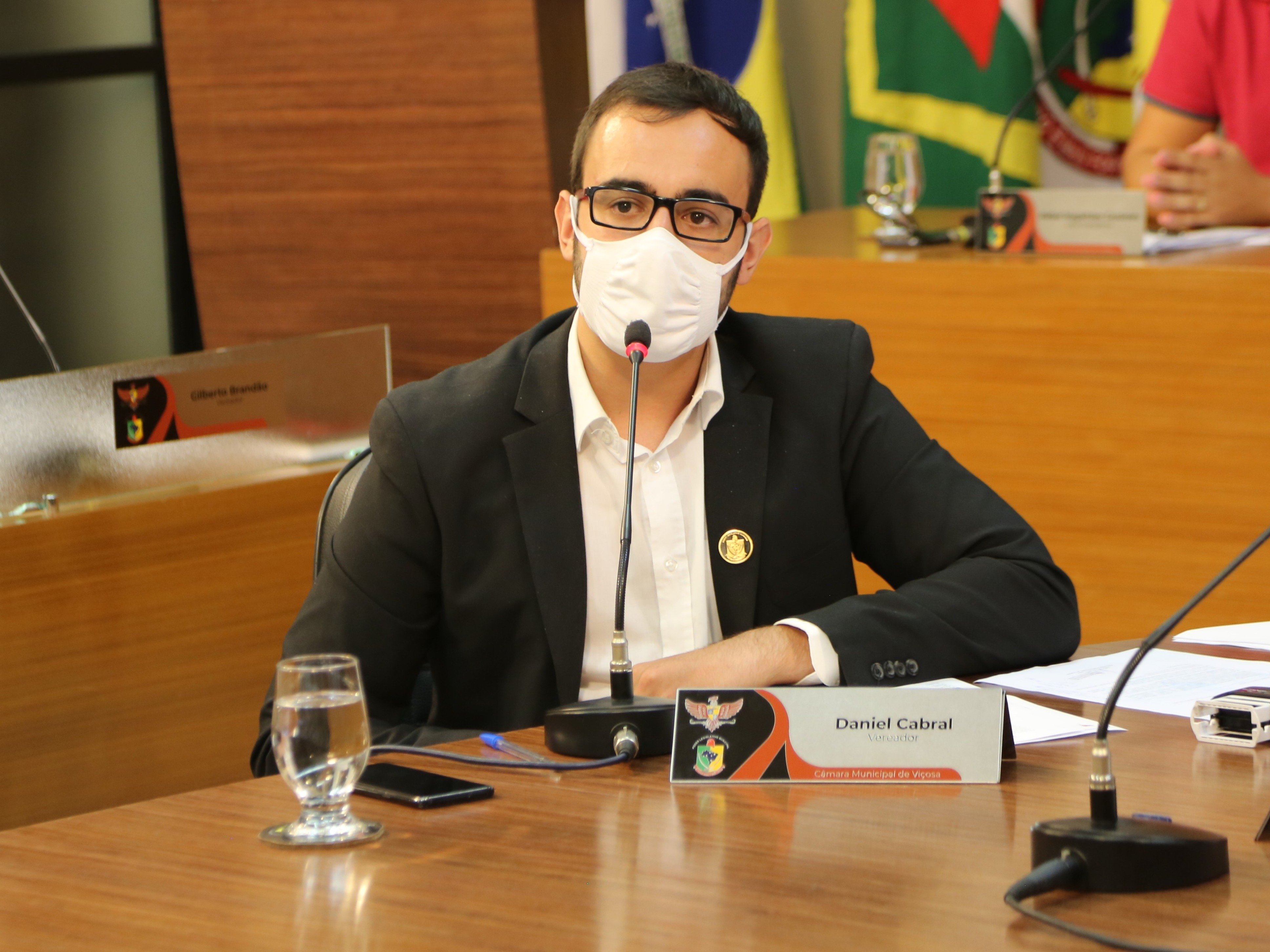 Vereador Daniel Cabral (PCdoB), Presidente da Comissão de Constituição, Justiça e Redação.