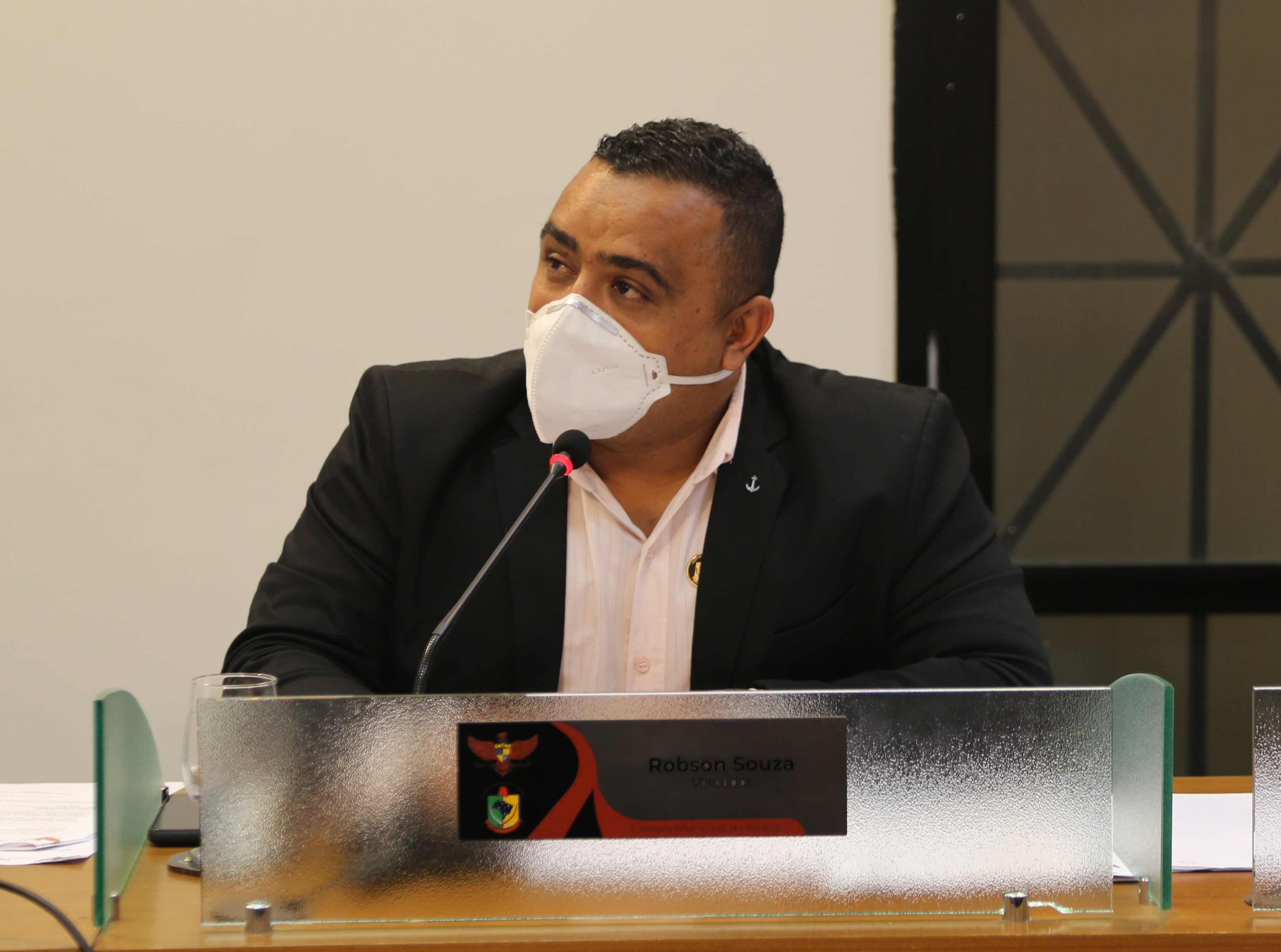 Vereador Robson Souza (Cidadania), Presidente da Comissão de Direitos Humanos, Cidadania, Prevenção e Segurança Pública.JPG