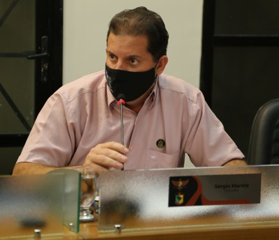 Vereador Sérgio Marota (PSL), Presidente da Comissão de Saúde e Assistência Social