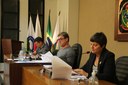 Mesa Diretora composta pelo Presidente, Vereador Edenilson Oliveira (PSD), Vice-Presidente Rafael Cassimiro (Filho do Zeca do Bar) (PSDB) e pela Vereadora Marly Coelho (PSC), Secretária da Mesa Diretora.