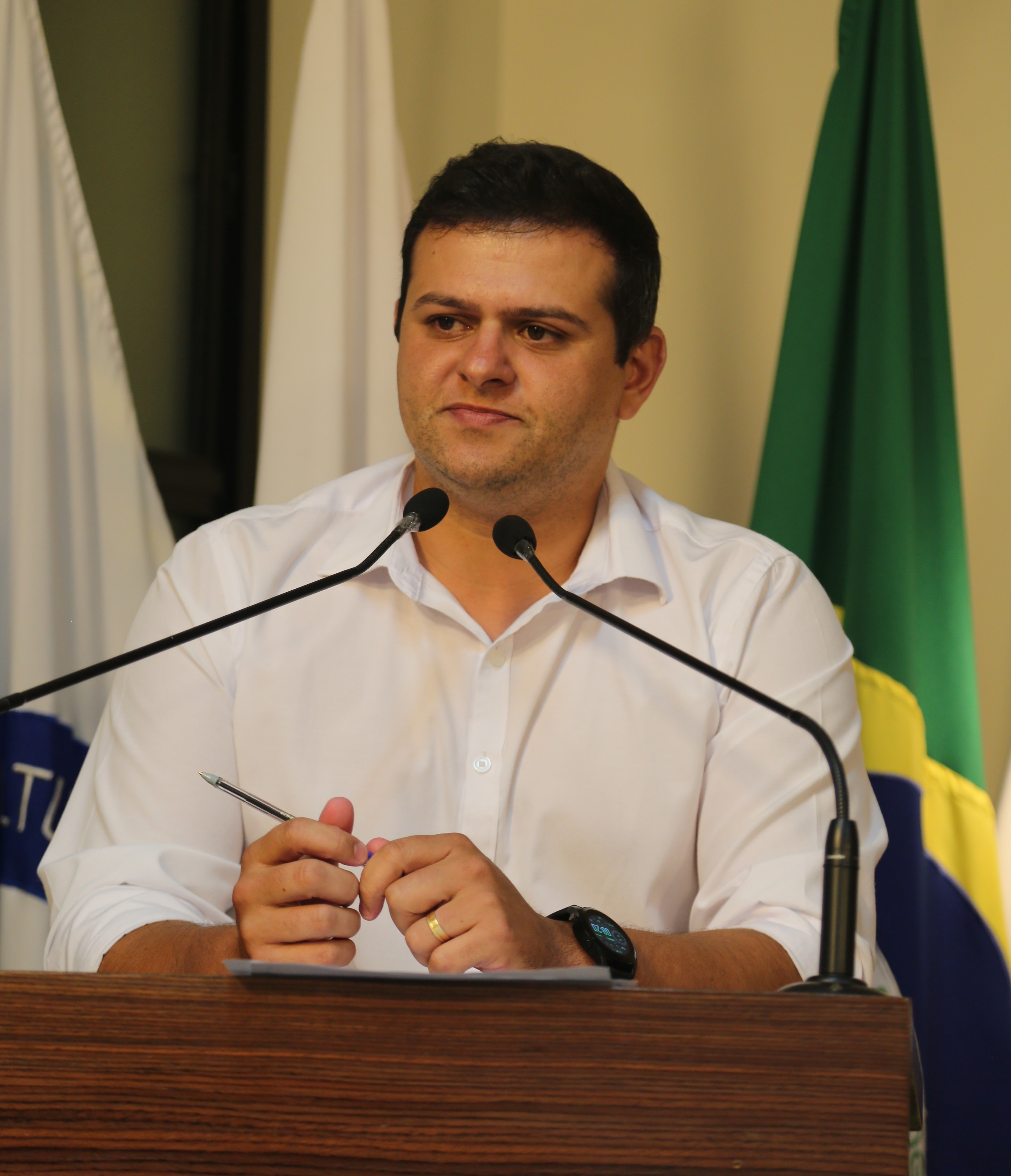 Presidente da Casa Legislativa, Vereador Rafael Cassimiro (Filho do Zeca do Bar) (PSBD)