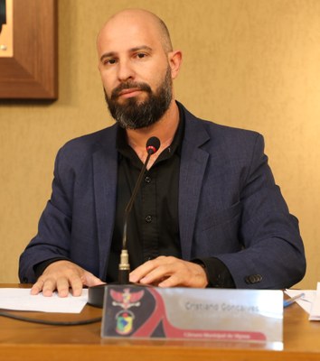 Vereador Cristiano Gonçalves (Moto Link) (Solidariedade) Secretário da Mesa Diretora Presidente da Comissão de Trânsito e Mobilidade Urbana