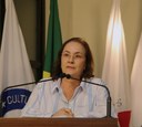 Vereadora Vanja Honorina (UNIÃO) Presidente da Comissão de Abastecimento, Indústria, Comércio e Defesa do Consumidor