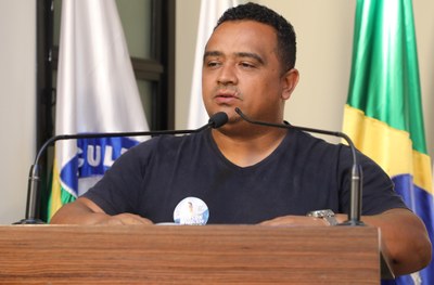 Vereador Robson Souza (PSB) Presidente da Comissão de Direitos Humanos, Cidadania, Prevenção e Segurança Pública.