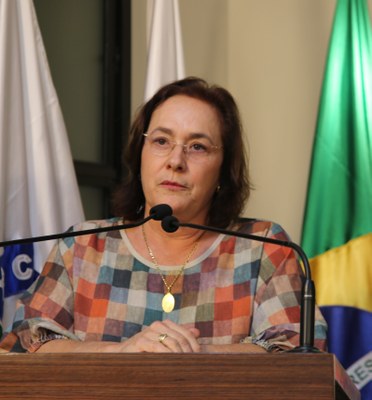 Vereadora Vanja Honorina (UNIÃO) Presidente da Comissão de Abastecimento, Indústria, Comércio e Defesa do Consumidor