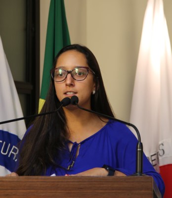 Vereadora Jamille Gomes (PT) Presidente da Comissão de Finanças e Orçamento Procuradora Especial da Mulher da Câmara de Viçosa