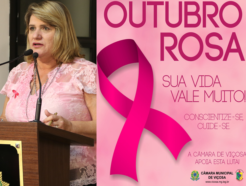 Presidente lança campanha Outubro Rosa na Câmara